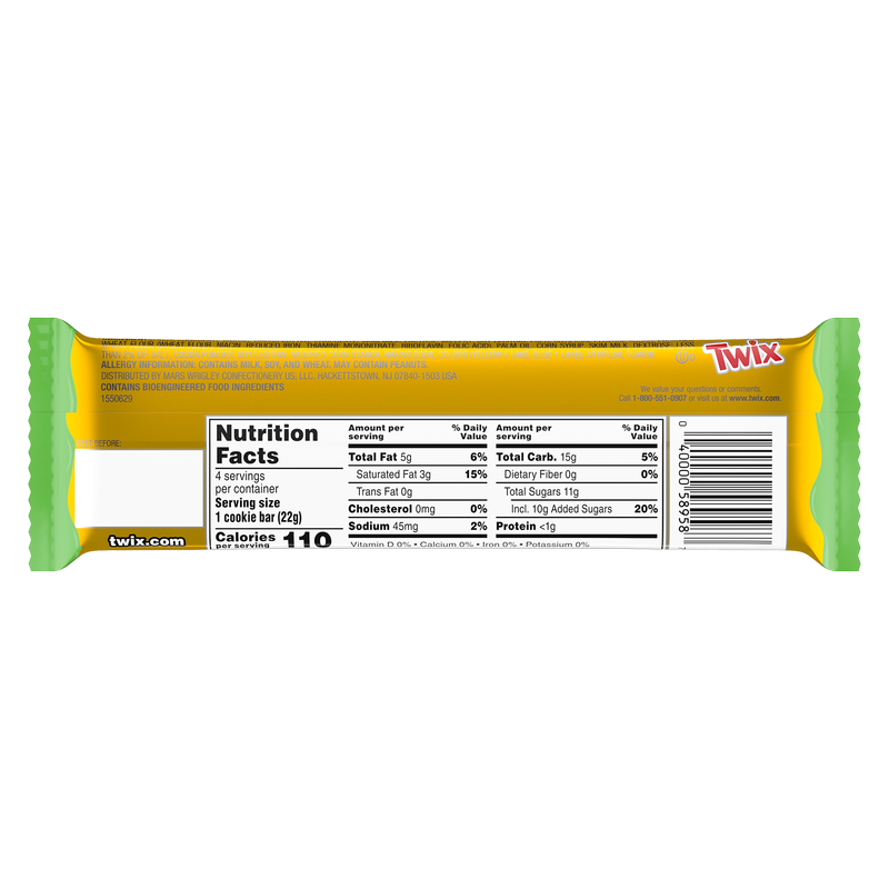 Twix Share Size Halloween Ghoulish Green 3.02oz