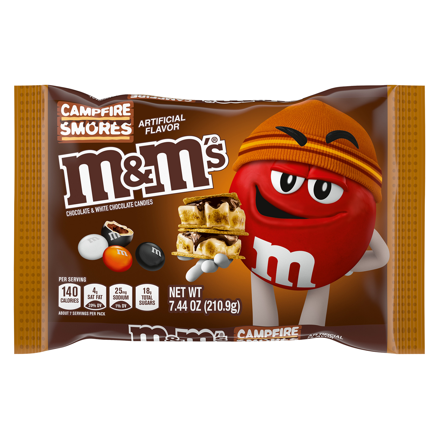M&M's Campfire S'mores Laydown Bag Halloween - 7.44oz