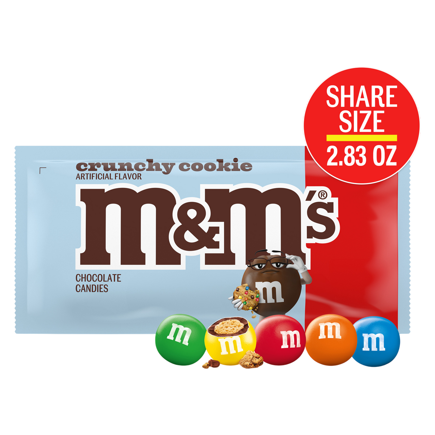 M&Ms Crunchy Cookie Candies Share Size 2.83oz