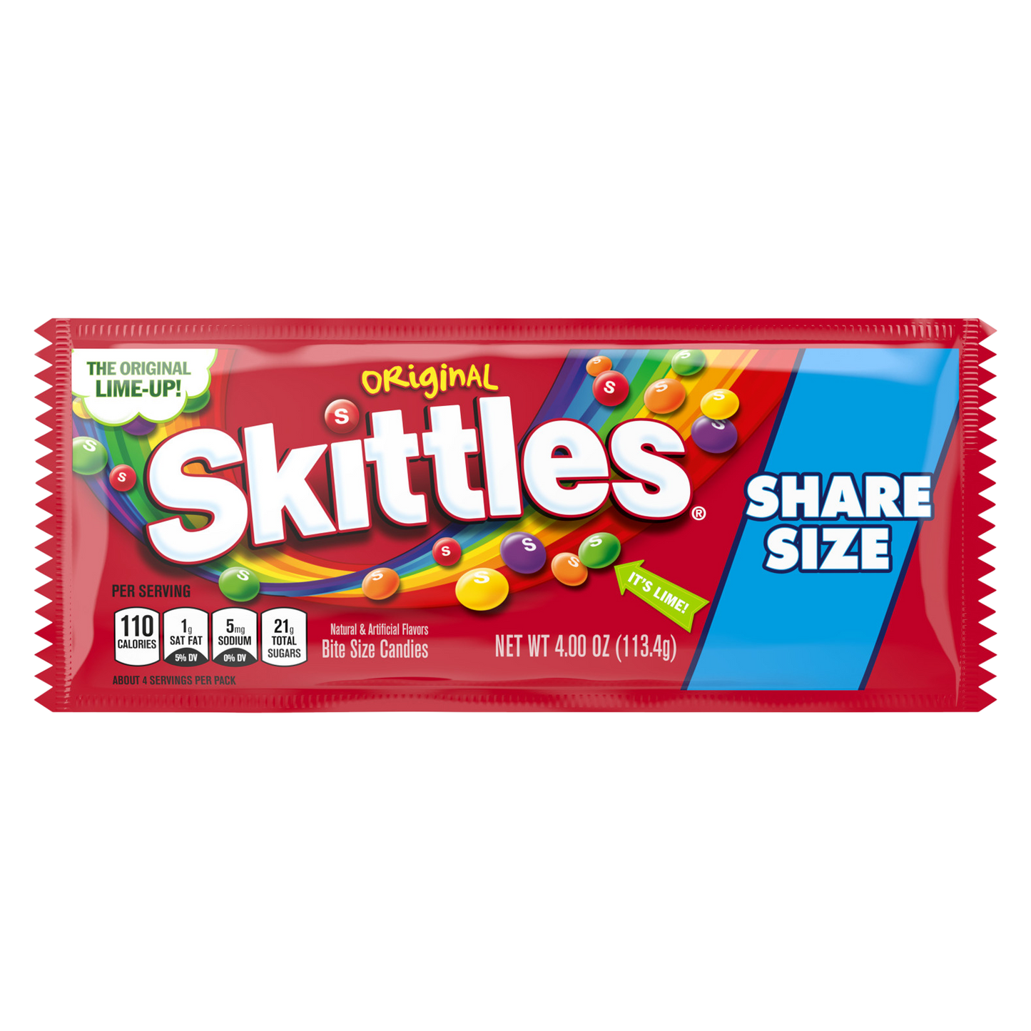 Skittles Original Candy Share Size 4oz