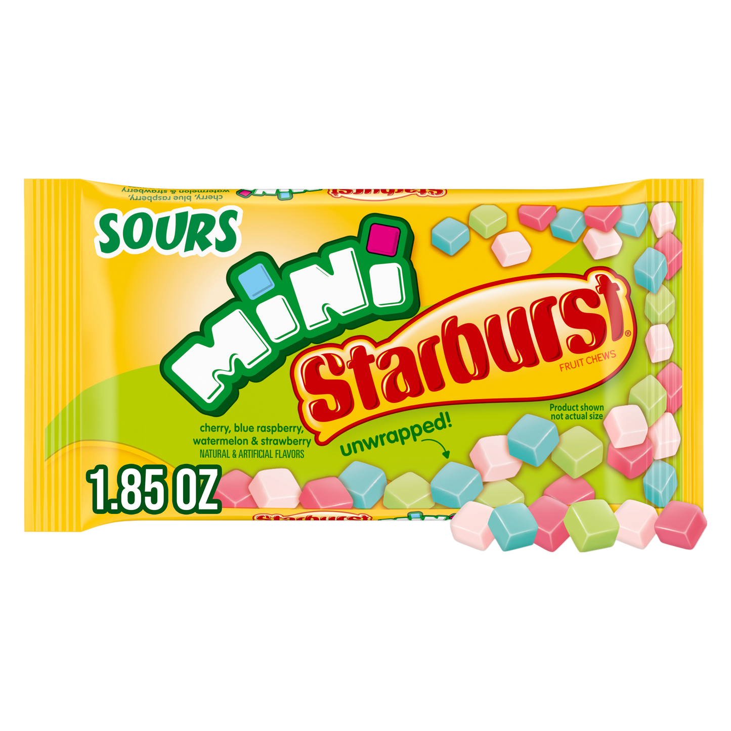 Starburst Minis Sour Fruit Chews Candy 1.85oz