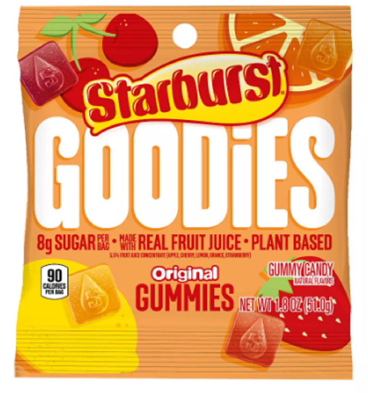 Starburst Goodies Gummies Original, 1.8oz