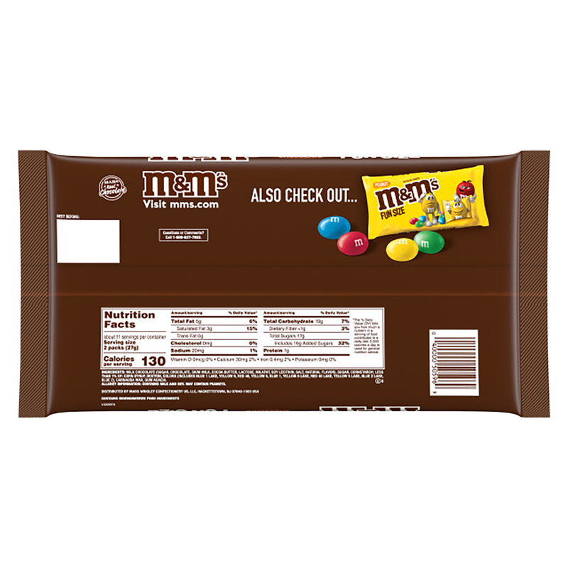 M&M'S Fun Size Milk Chocolate Candy - 10.53oz