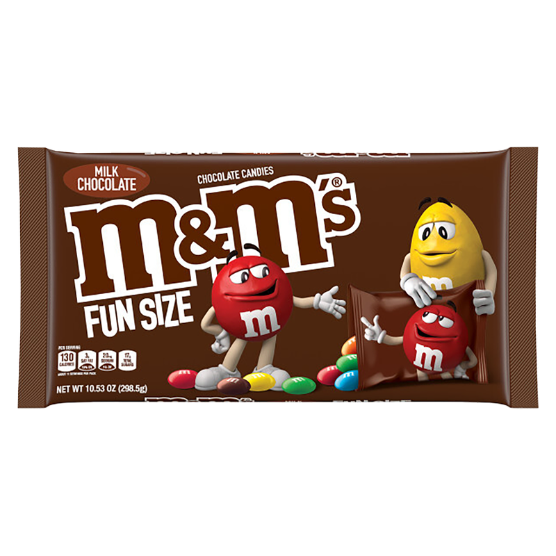 M&M's Fun Size Peanut Chocolate Candy - 10.57 oz bag