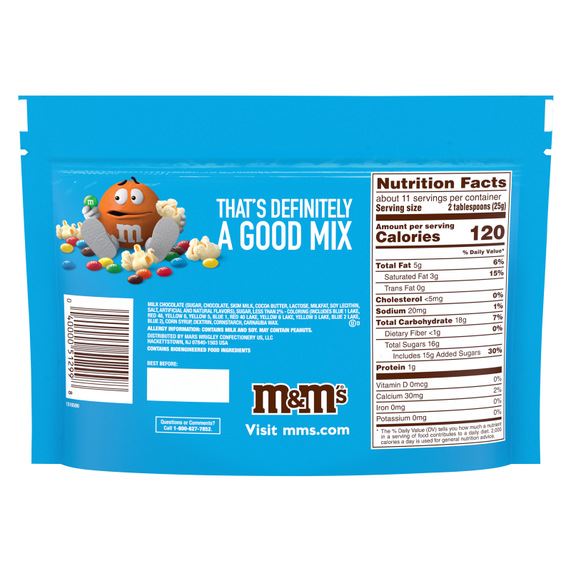 M&M'S Mini Milk Chocolate Candies Sharing Size 10.10oz