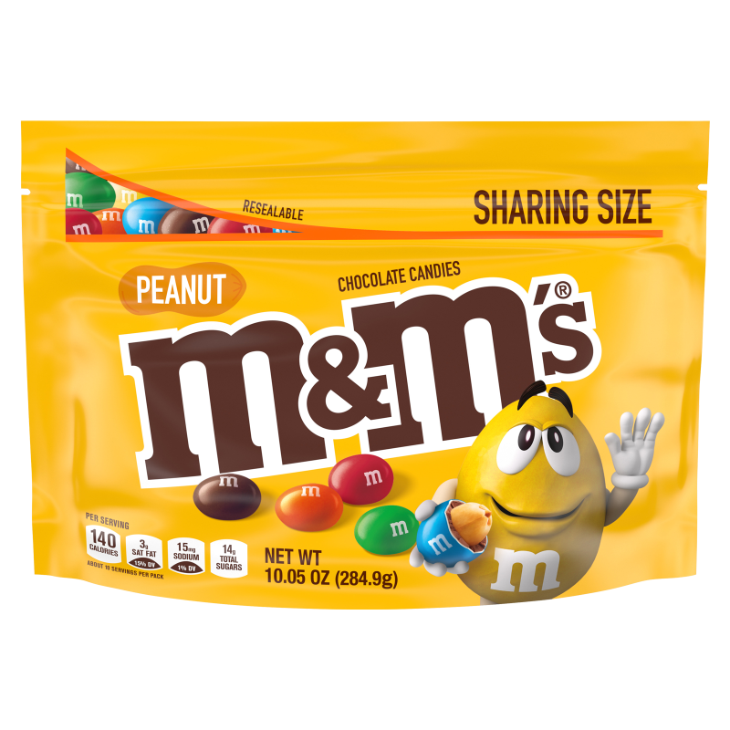 M&M's Fun Size Milk Chocolate Candy, 10.53 Oz Bag, Chocolate