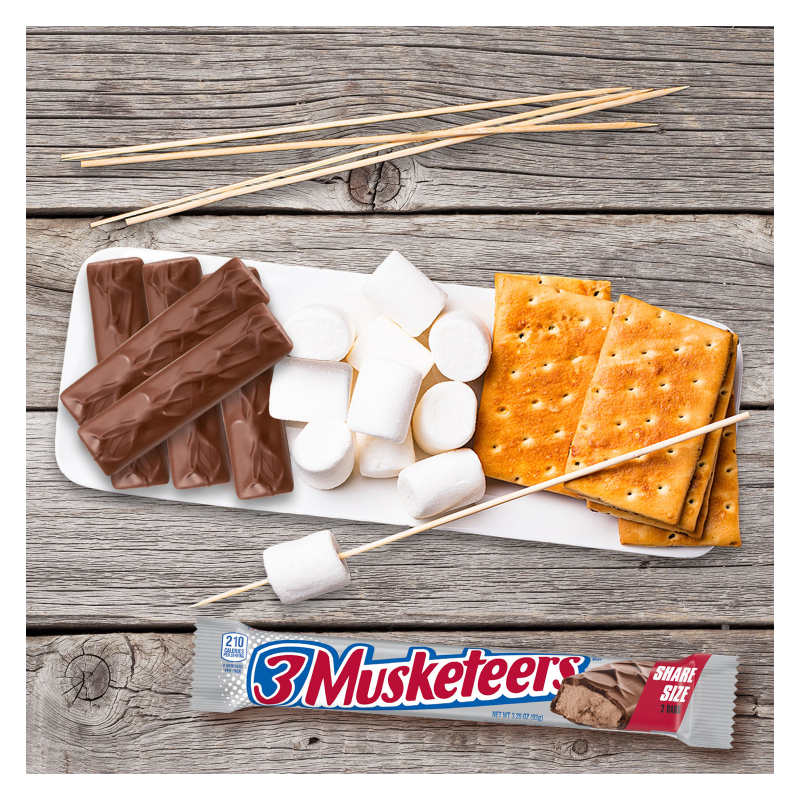 3 Musketeers King Size Candy Bar 3.28oz