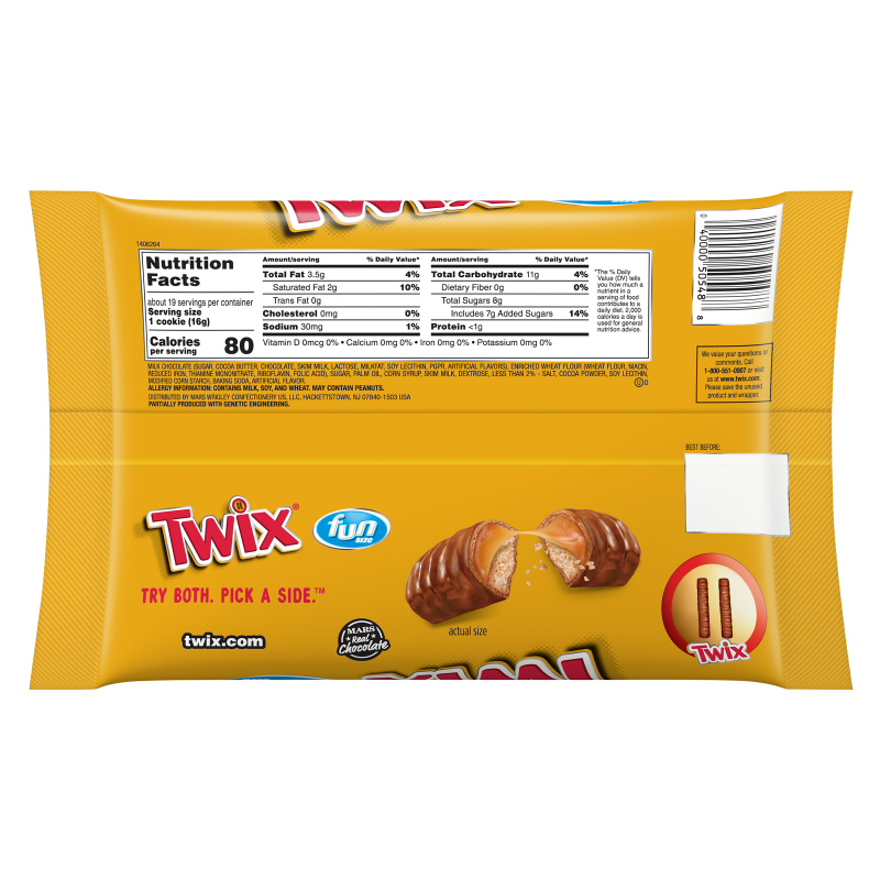 Twix Caramel Fun Size Candy Bars 10.83oz