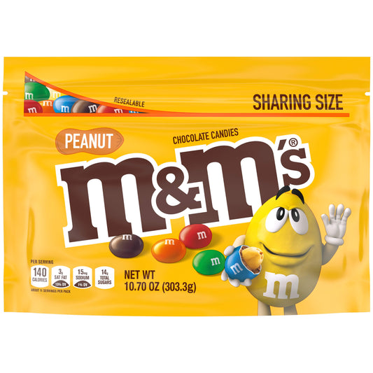 M&M'S Peanut Milk Chocolate Candies 10.7oz