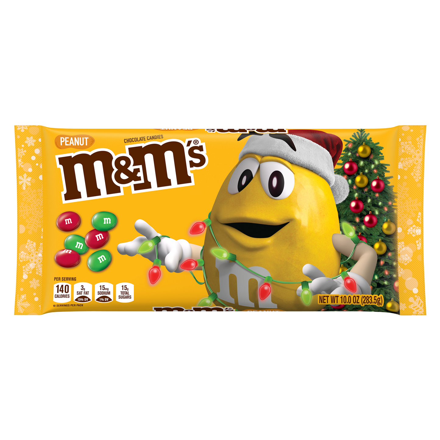 M&M’s Holiday Peanut Chocolate Candies 10oz