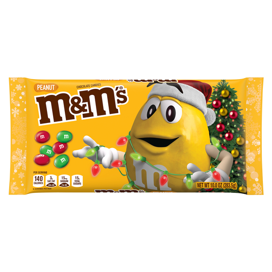 M&M’s Holiday Peanut Chocolate Candies 10oz
