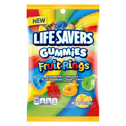 Lifesavers Gummies Fruit Rings, 7.0 oz