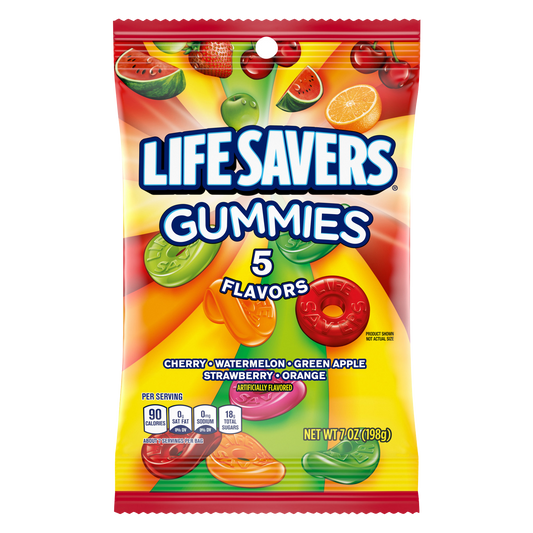 Life Savers 5 Flavors Gummies 7oz