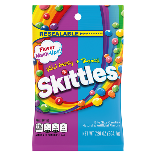 Skittles Mash-Ups Chewy, 7.2 oz