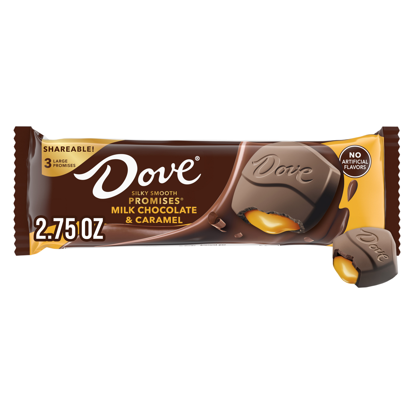 Dove Promises Milk Chocolate Caramel King Size Candy Bar 2.75oz