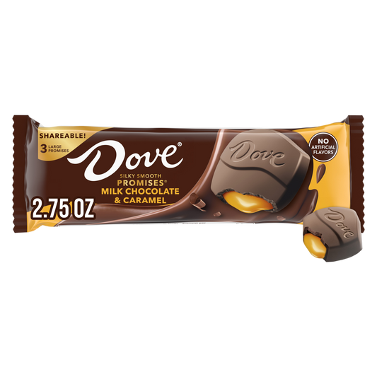 Dove Promises Milk Chocolate Caramel King Size Candy Bar 2.75oz