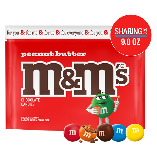 M&M's Peanut Butter Milk Chocolate Candies 9oz