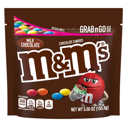 M&M's Plain Grab-N-Go 5.5oz