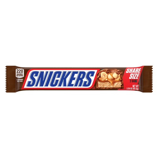 Snickers Candy Bar King Size 3.29oz