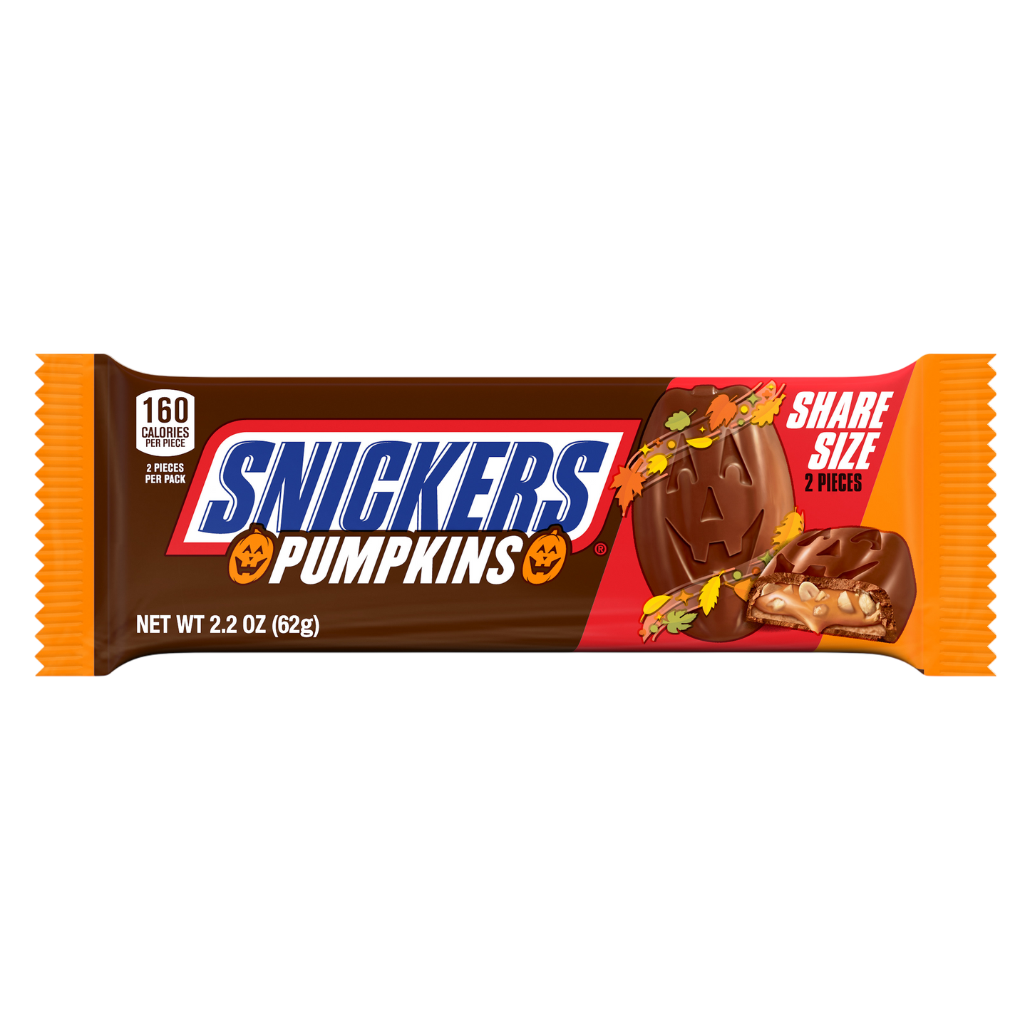 SNICKERS Pumpkins Share Size, 2.2 oz