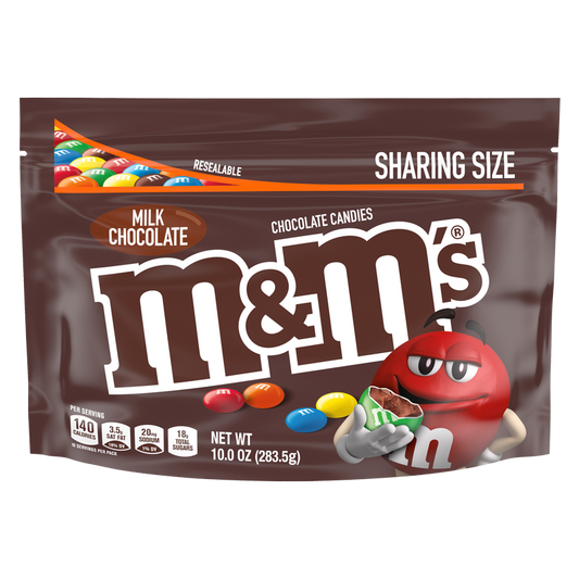 M&M's Milk Chocolate Candies 10oz