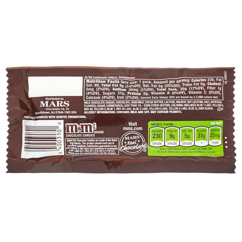 M&M's Milk Chocolate 1.69oz