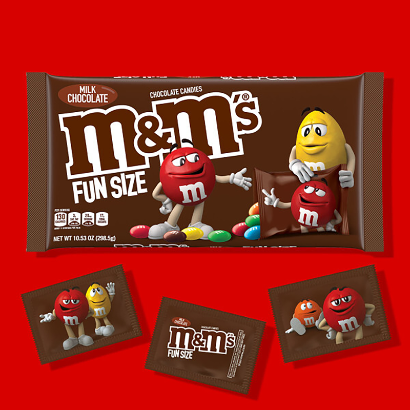 M&M's Halloween Glow In The Dark Milk Chocolate Candy Fun Size 17