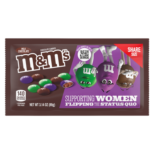 M&M'S Milk Chocolate Share Size Purple Moment 3.14oz