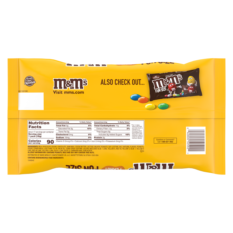 M&M'S Fun Size Milk Chocolate Candy Bag, 10.53 oz - Food 4 Less
