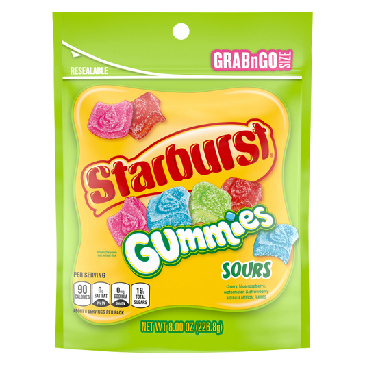 Starburst Gummies Sours 8oz