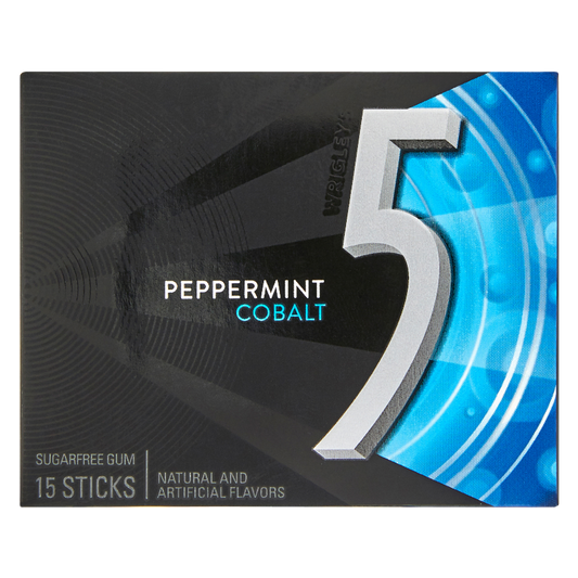 5 Gum Peppermint Colbalt 15ct