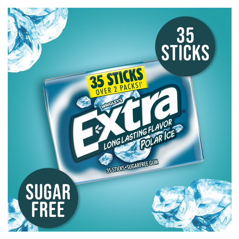 Extra Polar Ice Sugarfree Gum 35ct