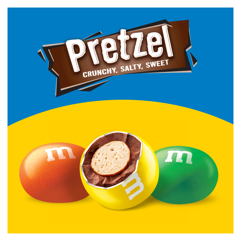 M&M's Pretzel Milk Chocolate Candies Share Size 2.83oz – M&M'S