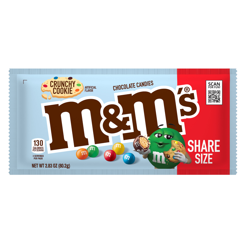 M&M'S Crunchy Cookie Candies Share Size 2.83oz