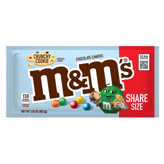 M&M'S Crunchy Cookie Candies Share Size 2.83oz