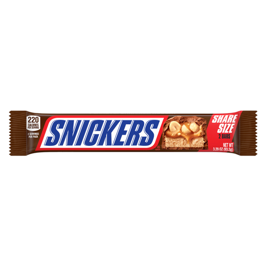 Snickers Candy Bar King Size 3.29oz