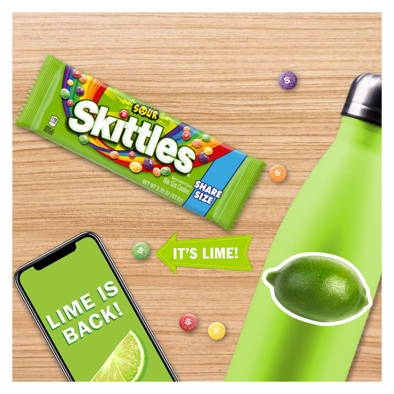 Skittles Sour Candy 3.3oz