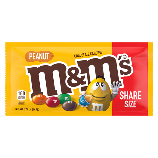 NEW PEANUT M&M'S CHOCOLATE CANDIES 10.05 OZ (284.9G