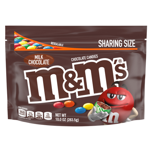M&M'S Campfire Smores White and Milk Chocolate Halloween Candy, 7.44 Oz Bag